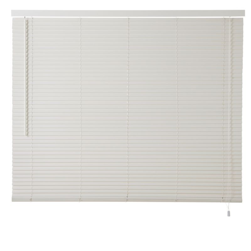 GoodHome træpersienne Colours Cana 180 x 180 cm hvid