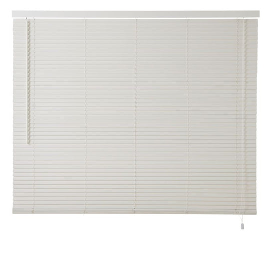 GoodHome træpersienne Colours Cana 180 x 180 cm hvid