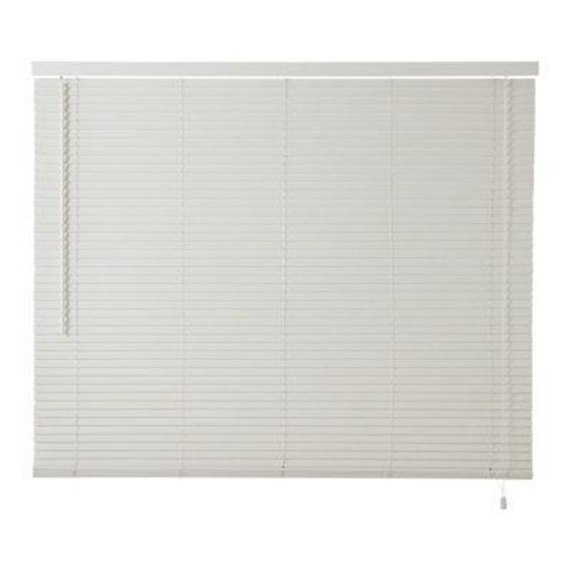 GoodHome træpersienne Colours Cana 180 x 180 cm hvid