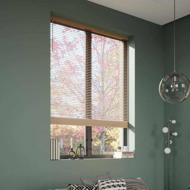 GoodHome træpersienne Colours Cana 180 x 180 cm lys brun