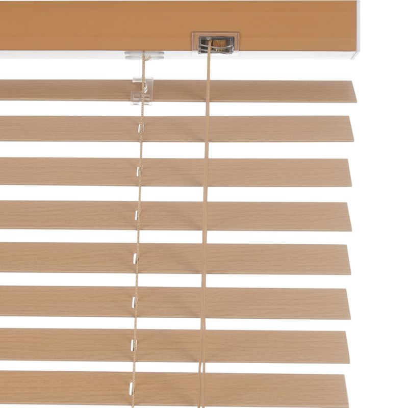 GoodHome træpersienne Colours Cana 180 x 180 cm lys brun