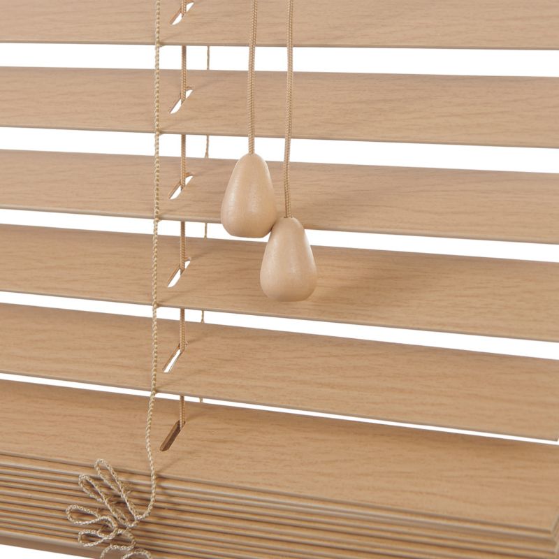 GoodHome træpersienne Colours Cana 180 x 180 cm lys brun