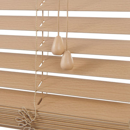 GoodHome træpersienne Colours Cana 180 x 180 cm lys brun