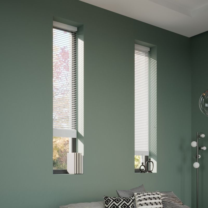 GoodHome træpersienne Colours Cana 45 x 180 cm hvid