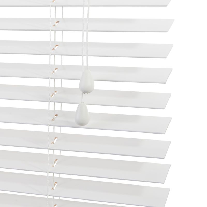 GoodHome træpersienne Colours Cana 45 x 180 cm hvid