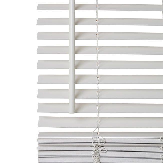 GoodHome træpersienne Colours Cana 45 x 180 cm hvid