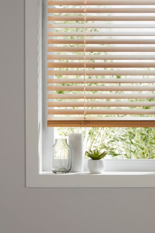 GoodHome træpersienne Colours Cana 45 x 180 cm lys
