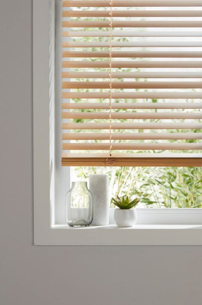 GoodHome træpersienne Colours Cana 45 x 180 cm lys
