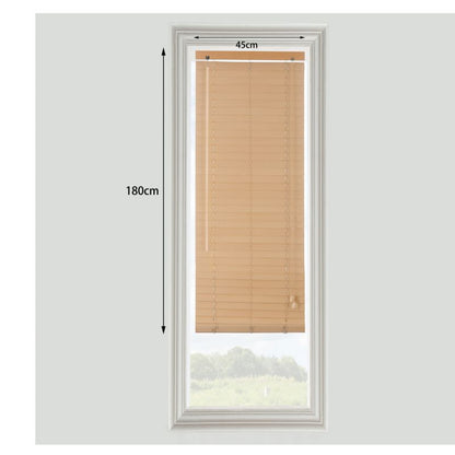 GoodHome træpersienne Colours Cana 45 x 180 cm lys