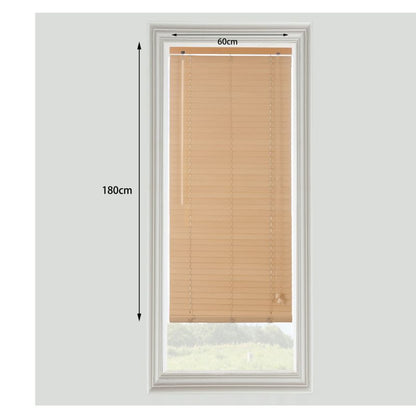 GoodHome træpersienne Colours Cana 60 x 180 cm lys