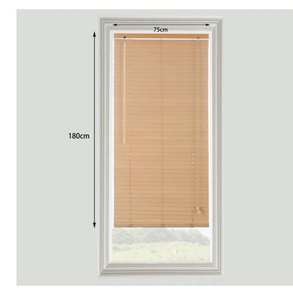 GoodHome træpersienne Colours Cana 75 x 180 cm lys