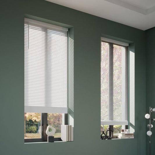 GoodHome træpersienne Colours Cana 90 x 180 cm hvid