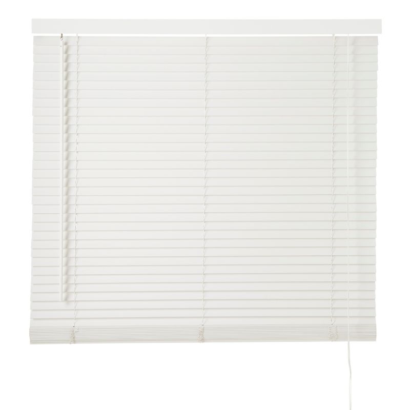 GoodHome træpersienne Colours Cana 90 x 180 cm hvid