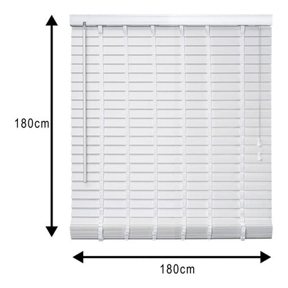 GoodHome Venitian Lone persienne 180 x 180 cm hvid