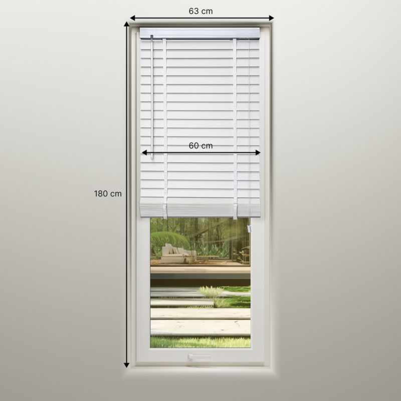 GoodHome Venitian Lone 60 x 180 hvid persienne