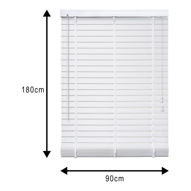 GoodHome Venitian Lone persienne 90 x 180 cm hvid