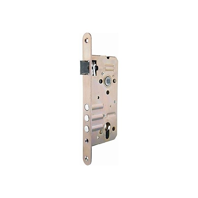Zamek wpuszczany trzpieniowy 90 x 50 mm Ocynk