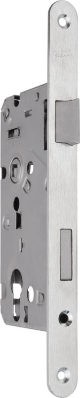 Yeti cylindernøglelås galvaniseret 72 x 55 mm højre hvid