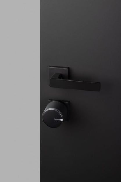 Intelligent Dørlås Tedee Go Sort Satinnikkel 58x58x65 mm