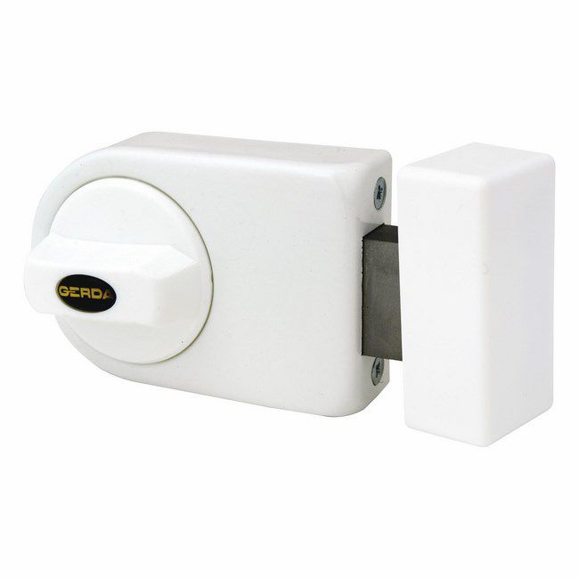 Overflademonteret Lås Hvid 50 og 60 mm | 5902203174388