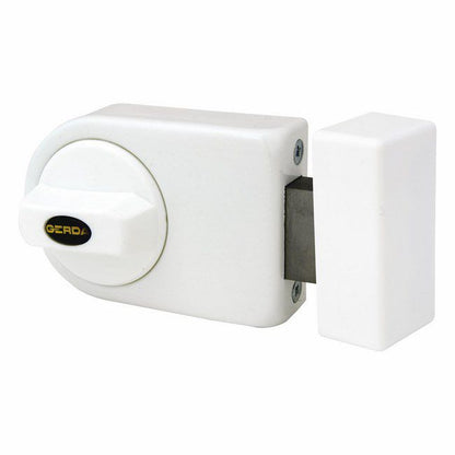 Overflademonteret Lås Hvid 50 og 60 mm | 5902203174388