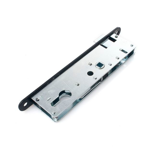 Indstikslås 72/34 mm Højre Sort Poleret Metal | ZZJ 72 / 34