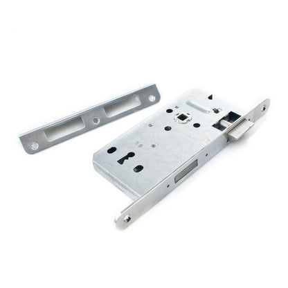 Indbygget Gerda 72 / 50 lås med nøgle, galvaniseret sølv