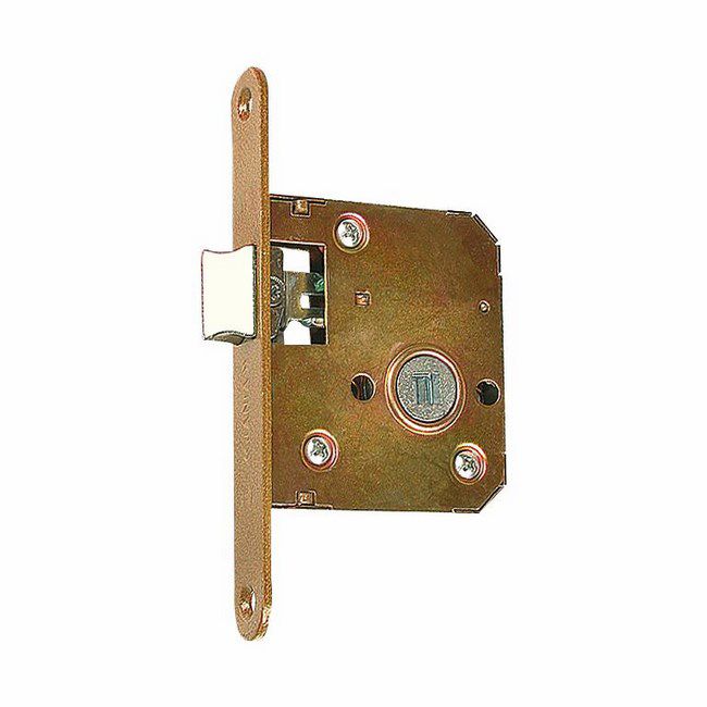 Indbygget lås Jania med nøgle 0/50 galvaniseret i guld