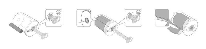 Reservebånd med folie til dispenser