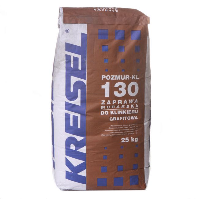 Kreisel klinkermørtel 25 kg grafit