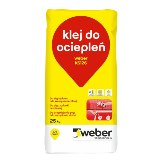 Weber Saint-Gobain KS126 klæbe- og spartelmørtel 25 kg
