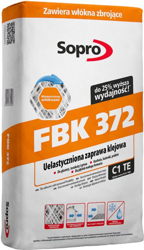 Sopro fleksibel fliseklæb FBK 372 20 kg