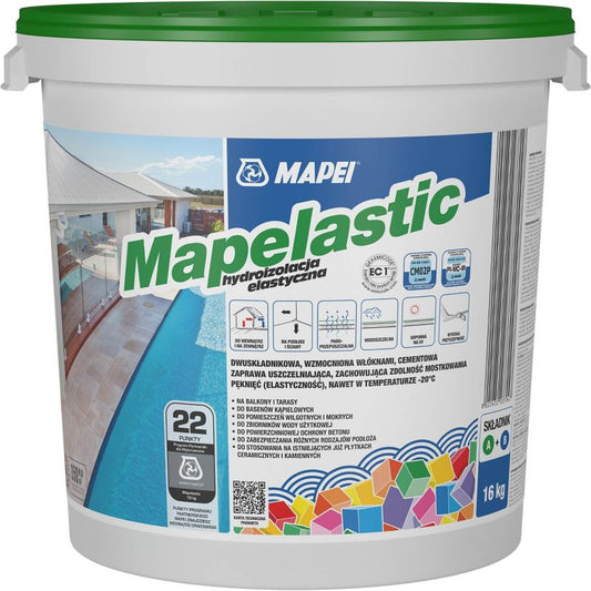 Mapei Mapelastic vandtæt elastisk mørtel 16 kg