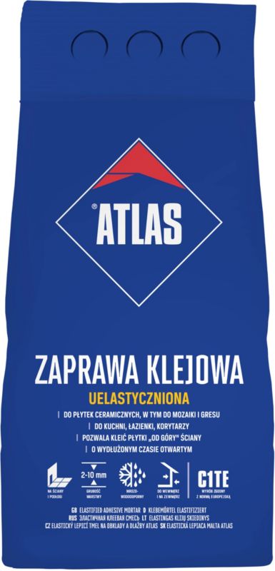 Fleksibel Fliseklæber 5 kg Grå 5905400618969