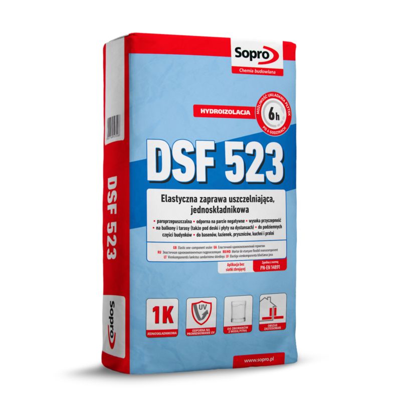 Tætningsmørtel DSF523 20 kg
