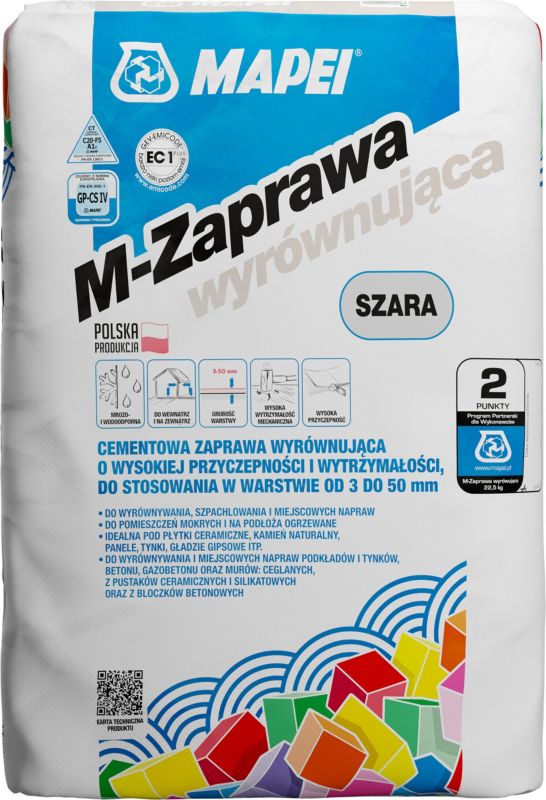 Mapei M-Ujævningsmørtel 22,5 kg