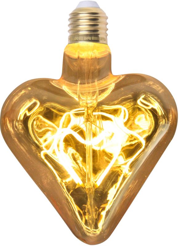 Dekorativ LED-pære Goldlux E27 170 lm 2000 K Hjerte