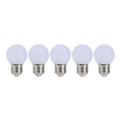 LED-pære til guirlande G45 E27 46 lm 3000 K 5 stk.