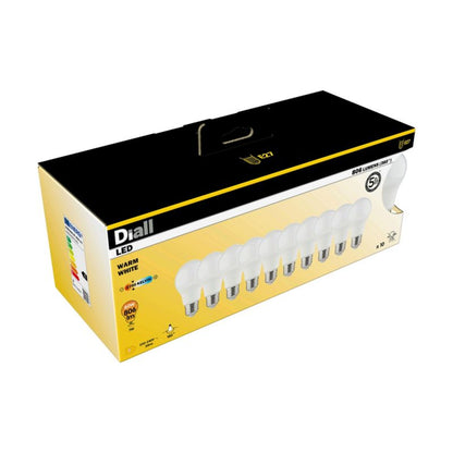 LED-pære A60 E27 806 lm 2700 K 10 stk.