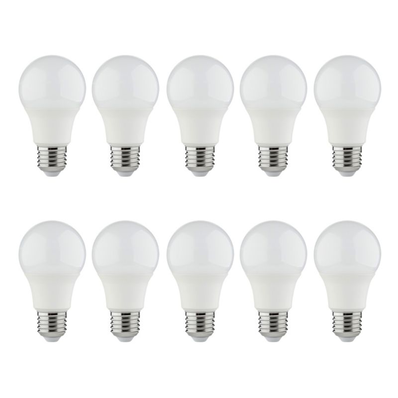 LED-pære A60 E27 806 lm 4000 K 10 stk.