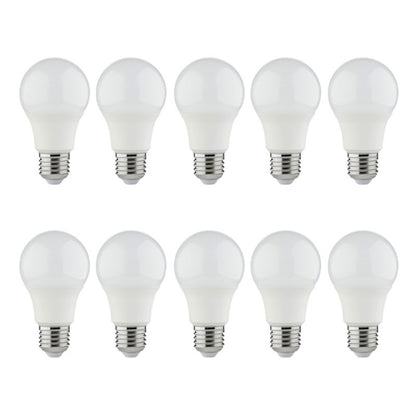 LED-pære A60 E27 806 lm 4000 K 10 stk.
