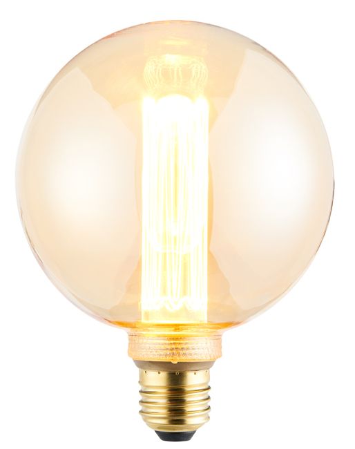 Dekorativ LED-pære G125 E27 200 lm 1800 K amber