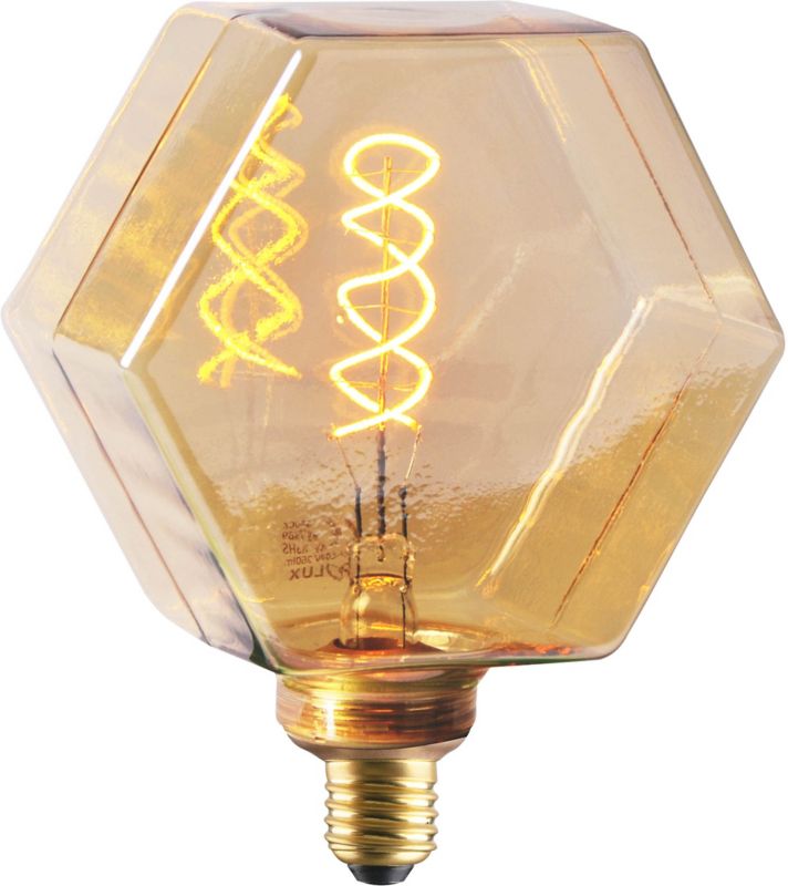 LED Dekorationspære LB160 E27 260 lm Rav