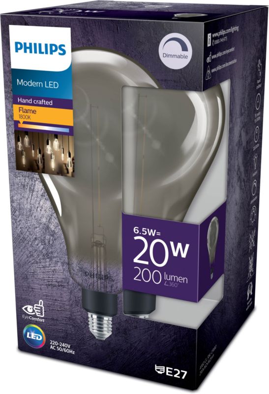 Philips A160 dekorativ LED-pære E27 200 lm 1800 K