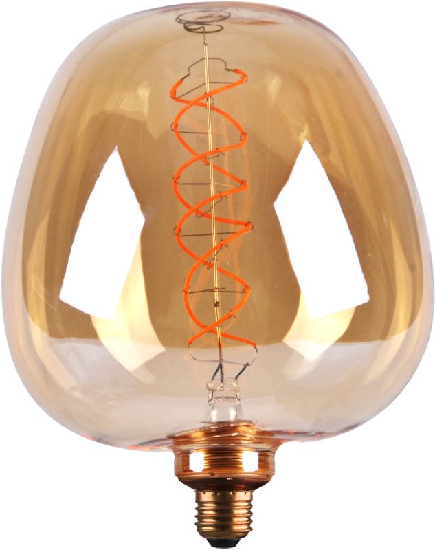 LED Dekorationspære S190 E27 260 lm Rav