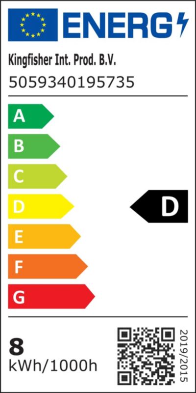 LED-pære Diall A60 E27 1055 lm 4000 K mælkehvid
