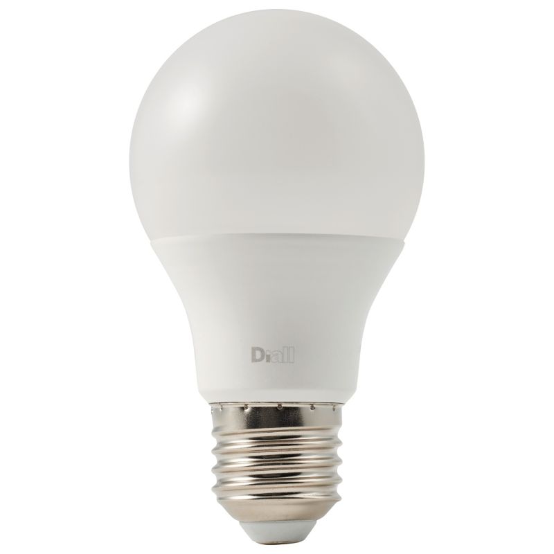 LED-pære Diall A60 E27 806 lm 2700 K 3 stk.