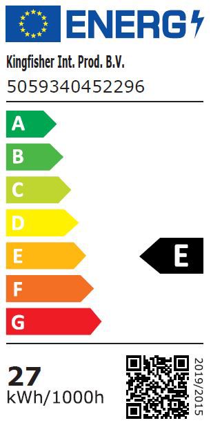 LED-pære Diall A80 E27 3452 lm varm hvid