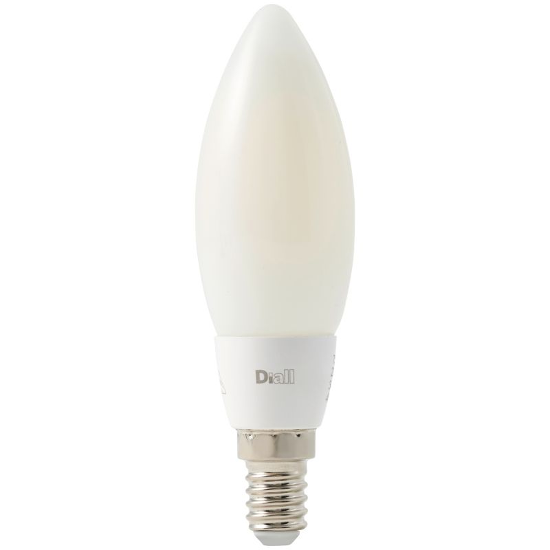 LED-pære Diall C35 E14 650 lm 4000 K DIM