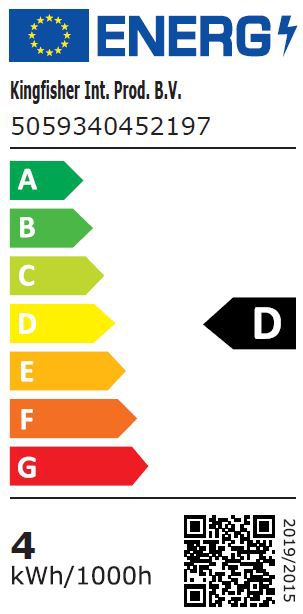 LED-pære Diall C35 E27 6 W 470 lm neutral hvid